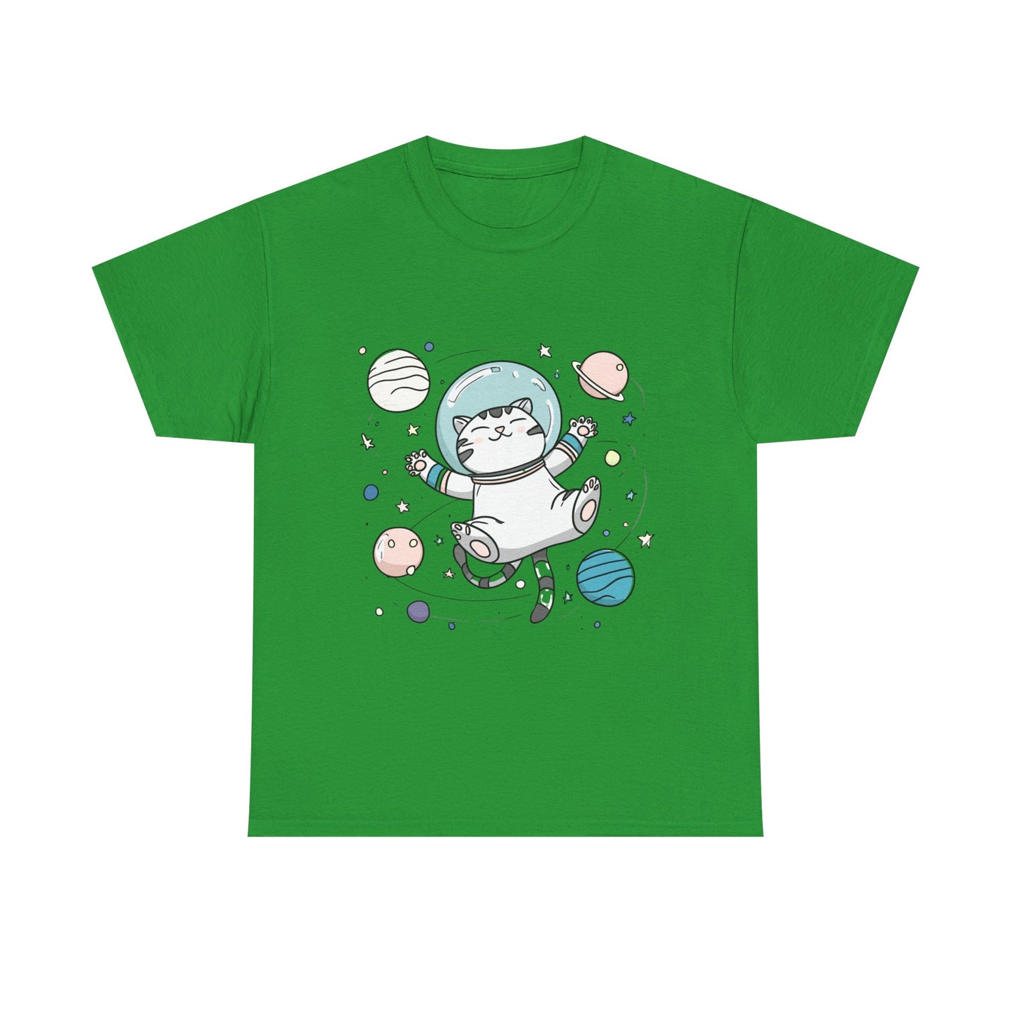 Astronaut Cat T-Shirt – Cute Space Cat Graphic Tee