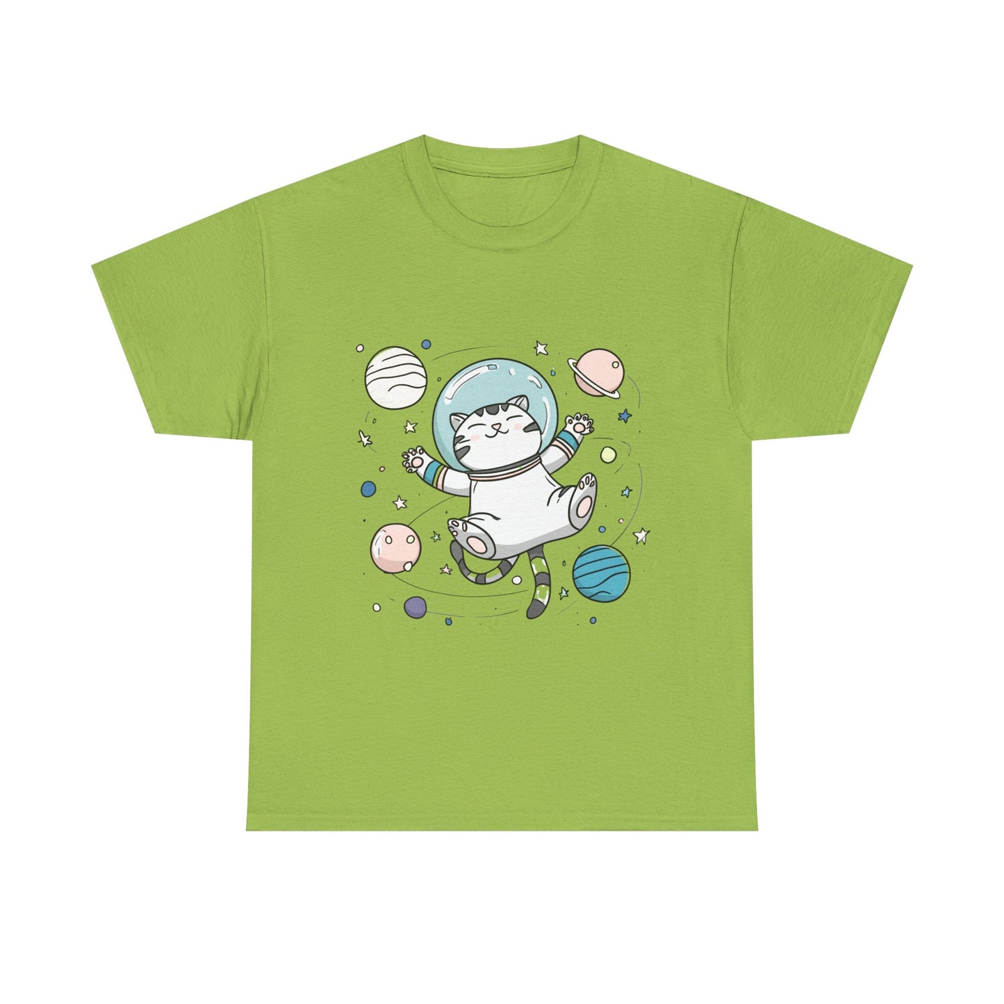 Astronaut Cat T-Shirt – Cute Space Cat Graphic Tee