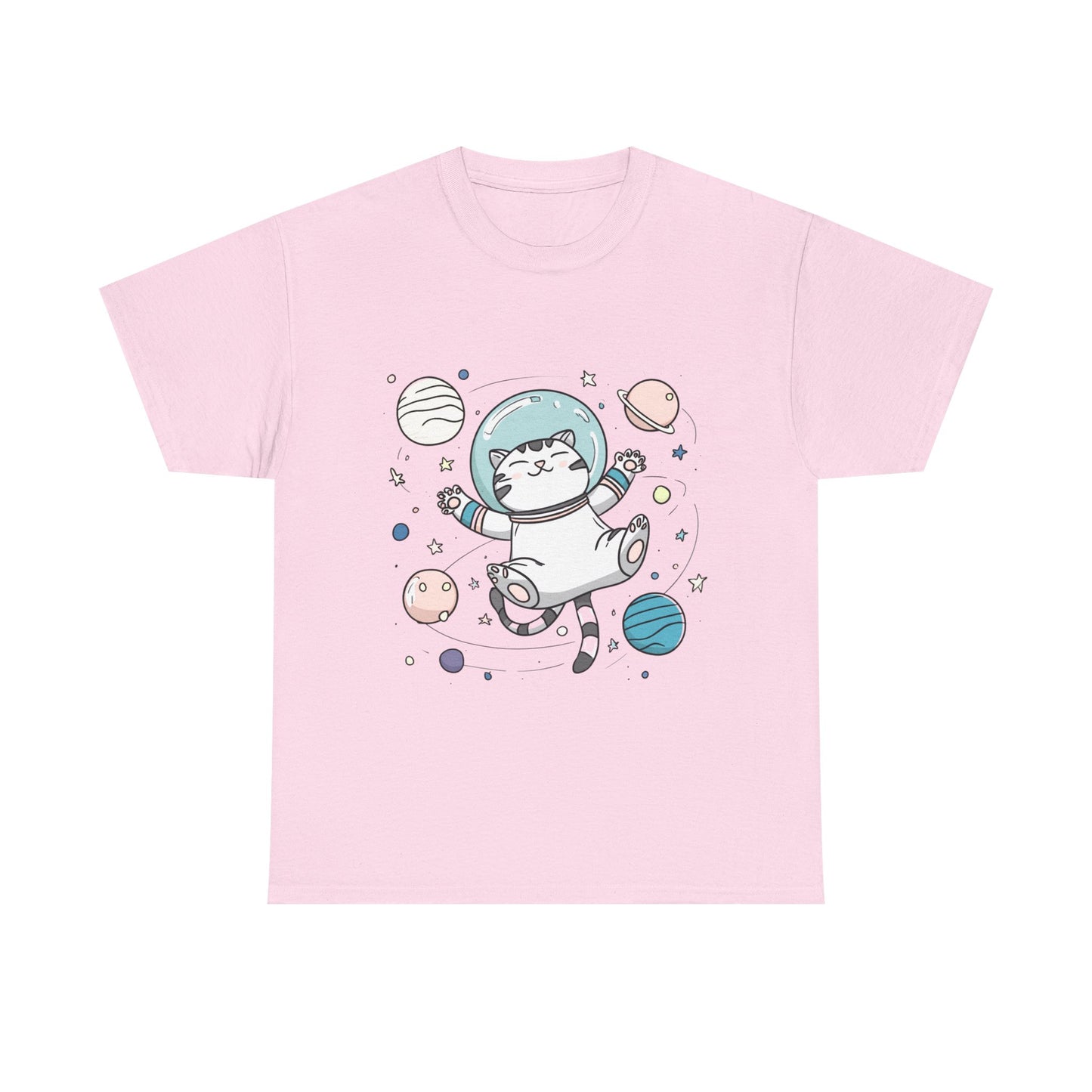 Astronaut Cat T-Shirt – Cute Space Cat Graphic Tee