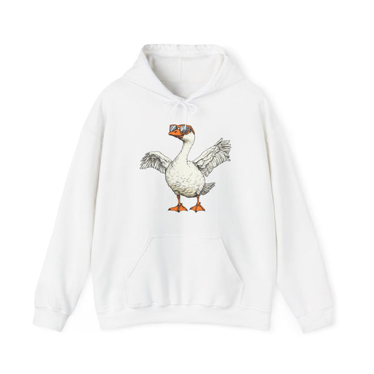 Goose Graphic Hoodie — Cute Illustrated Goose Pullover