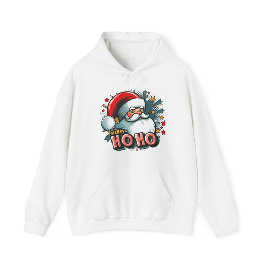 Christmas Santa Ho Ho Hoodie – Merry Ho Ho Festive Holiday Sweatshirt