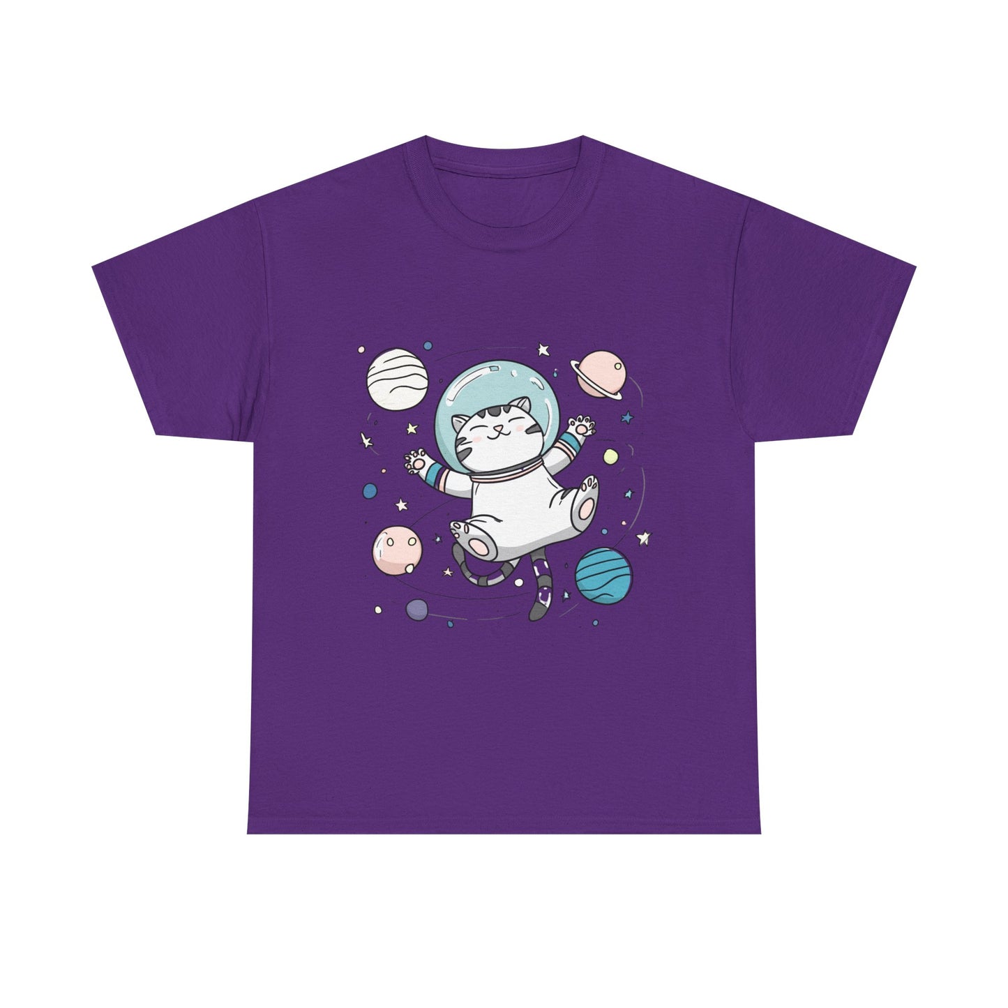 Astronaut Cat T-Shirt – Cute Space Cat Graphic Tee