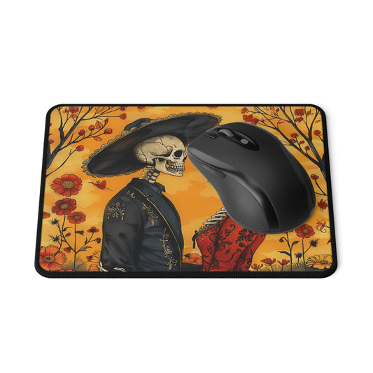 Day of the Dead Skeleton Couple Mouse Pad — Non‑Slip Gaming Pad