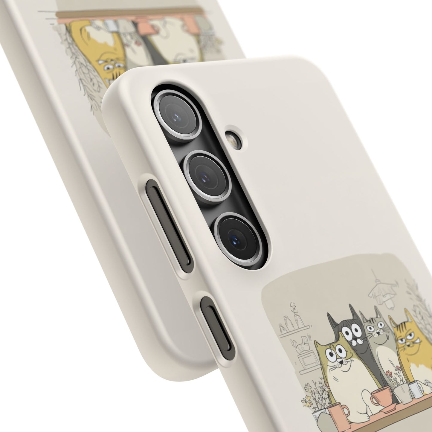 Cute Cat Phone Case - Coffee First Then Meow