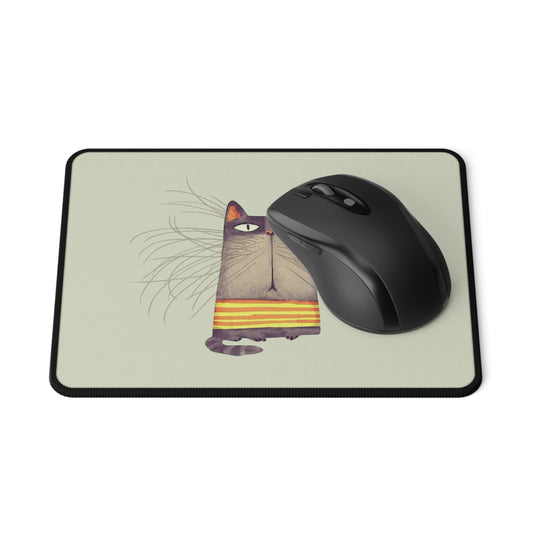 Cute Grumpy Cat Mouse Pad — Non‑Slip Gaming Desk Pad
