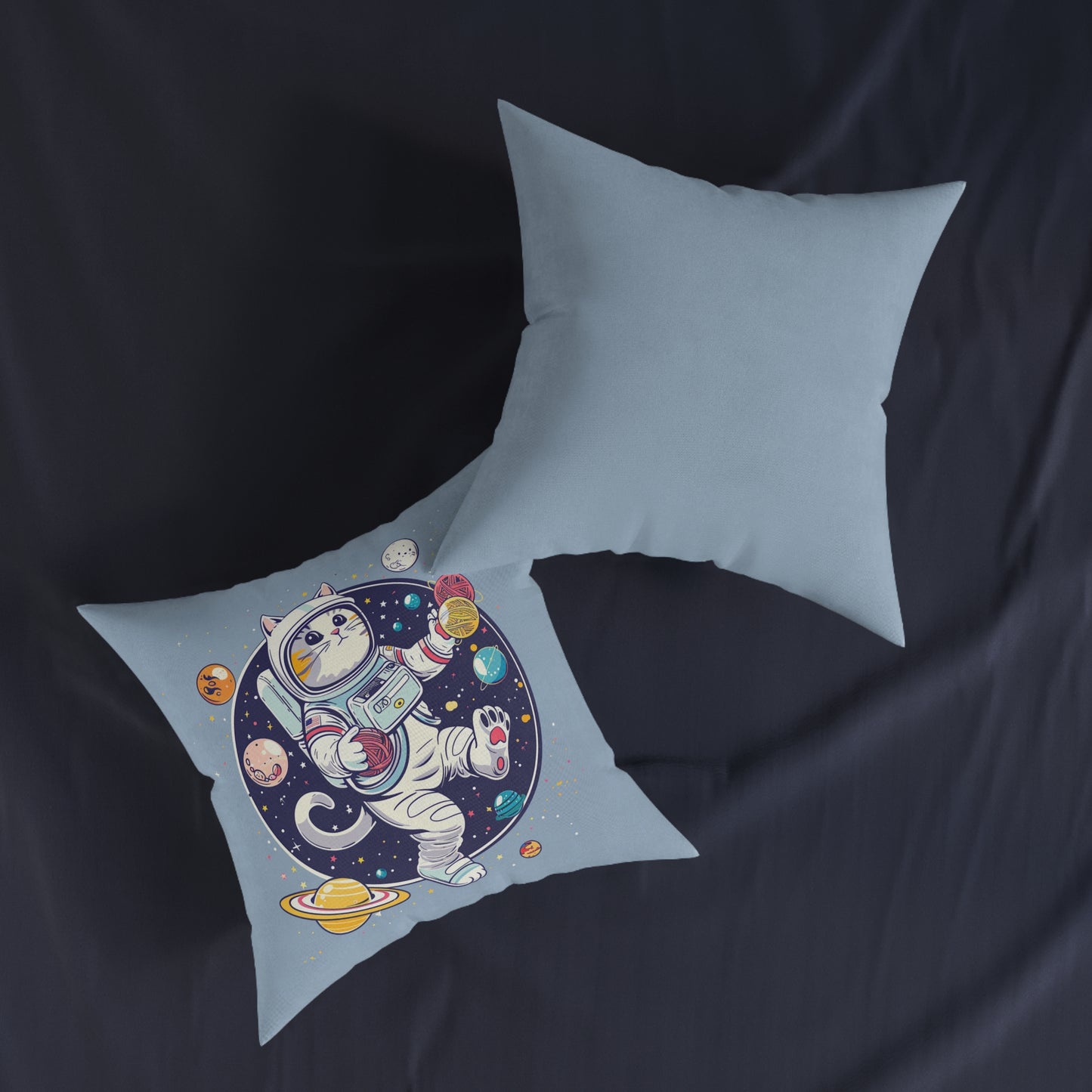 Astro Cat Pillow – Space Cat Throw Cushion