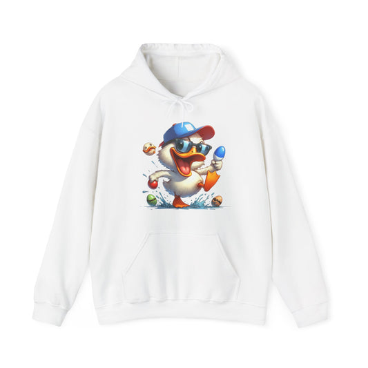 Duck Baseball Hoodie – Cute Baseball Duck Cartoon Pullover