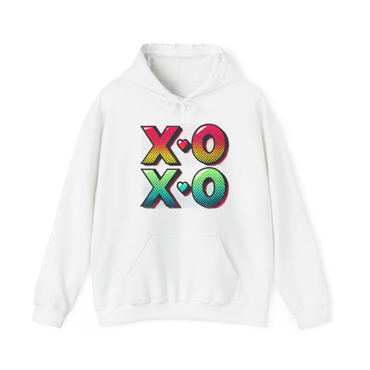 Heart & Arrows Hoodie — Retro Valentine Heart Graphic Pullover