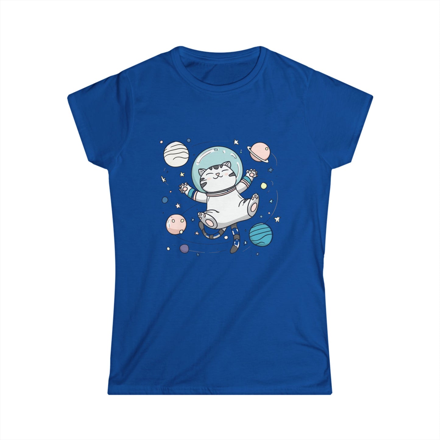Astronaut Cat T-Shirt – Cute Space Cat Graphic Tee