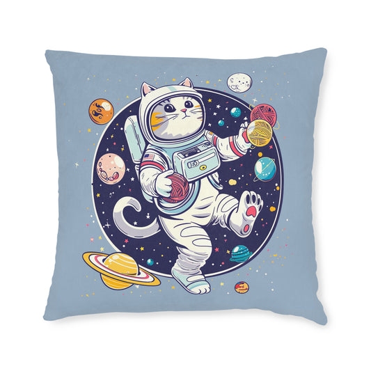Astro Cat Pillow – Space Cat Throw Cushion