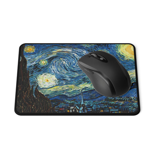 Starry Night Gaming Mouse Pad — Non‑Slip Art Mousepad for Gamers & Creative Desks
