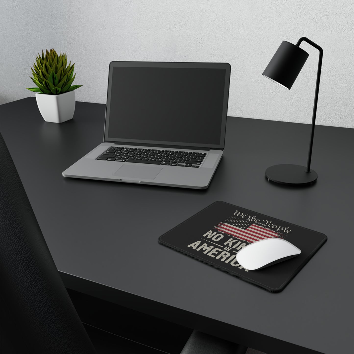 Gaming Mouse Pad — “We the People” No Kings in America Flag Design