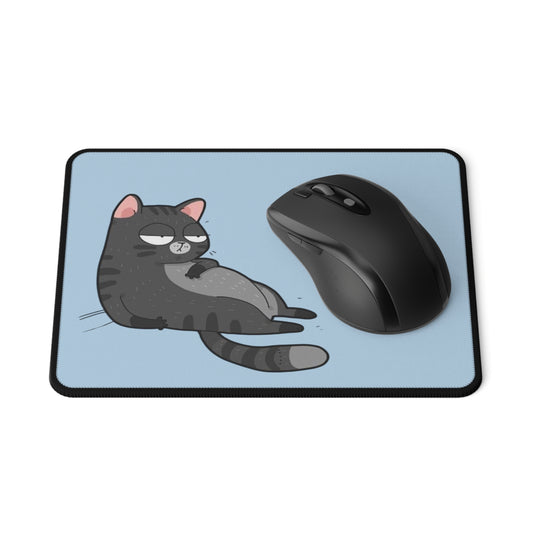 Funny Relaxing Cat Gaming Mouse Pad — Non‑Slip Desk Pad for Gamers & Cat Lovers