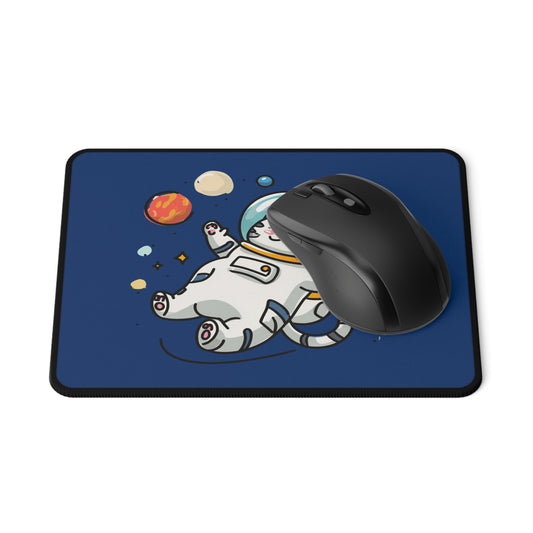 Astronaut Cat Gaming Mouse Pad — Cute Space Kitty Non‑Slip Desk Pad