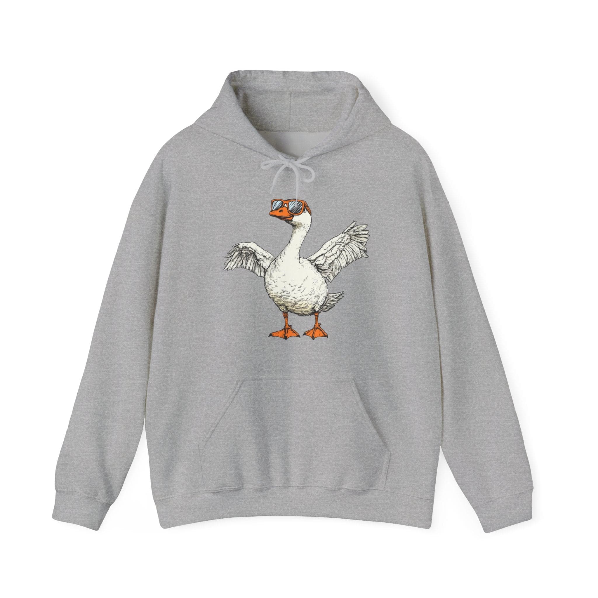 Goose Graphic Hoodie — Cute Illustrated Goose Pullover