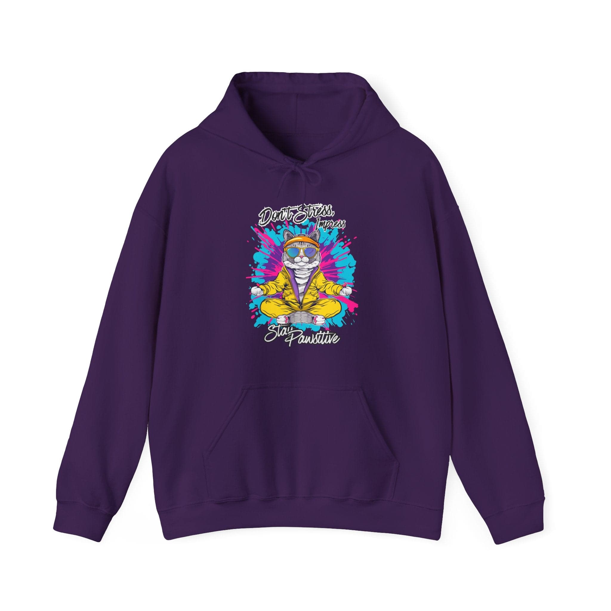 Don’t Stress Impress Stay Pawsitive Unisex Hoodie