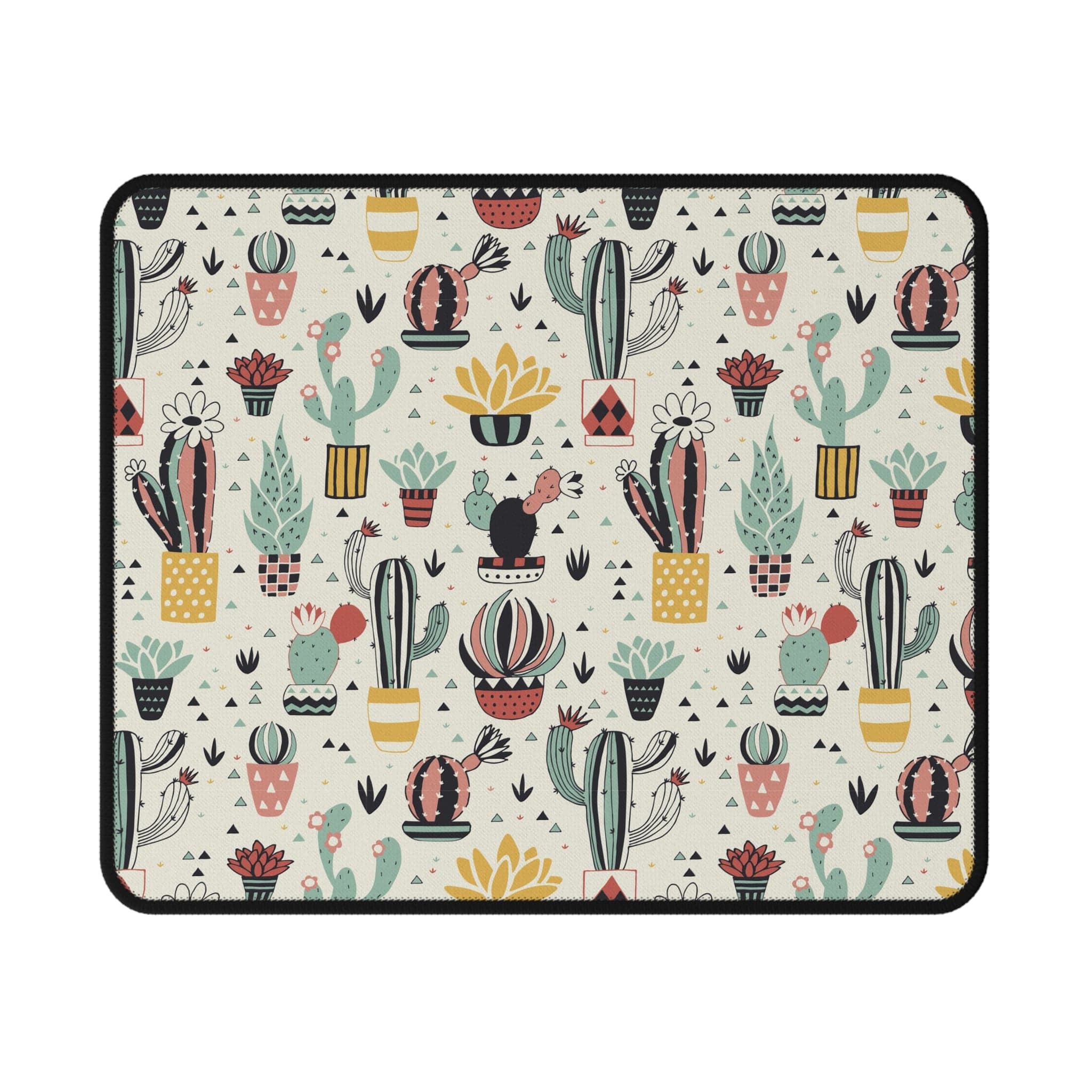 Cactus & Succulent Pattern Non-Slip Gaming Mouse Pad