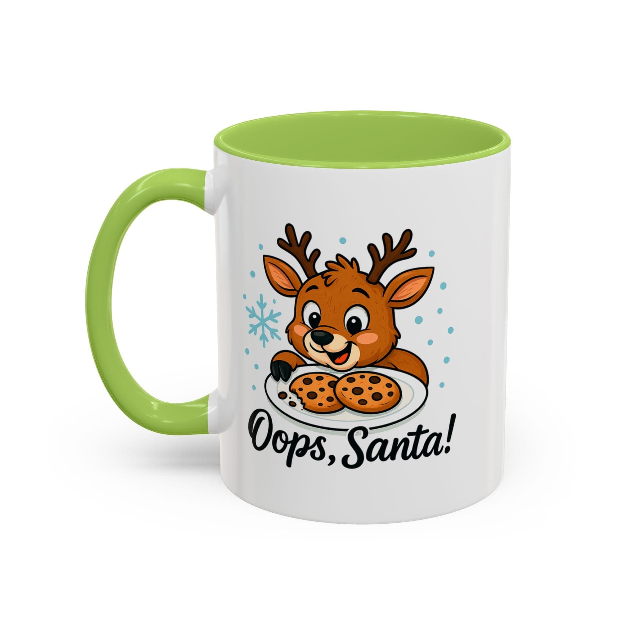 Cute Reindeer Oops, Santa! Christmas Coffee Cup