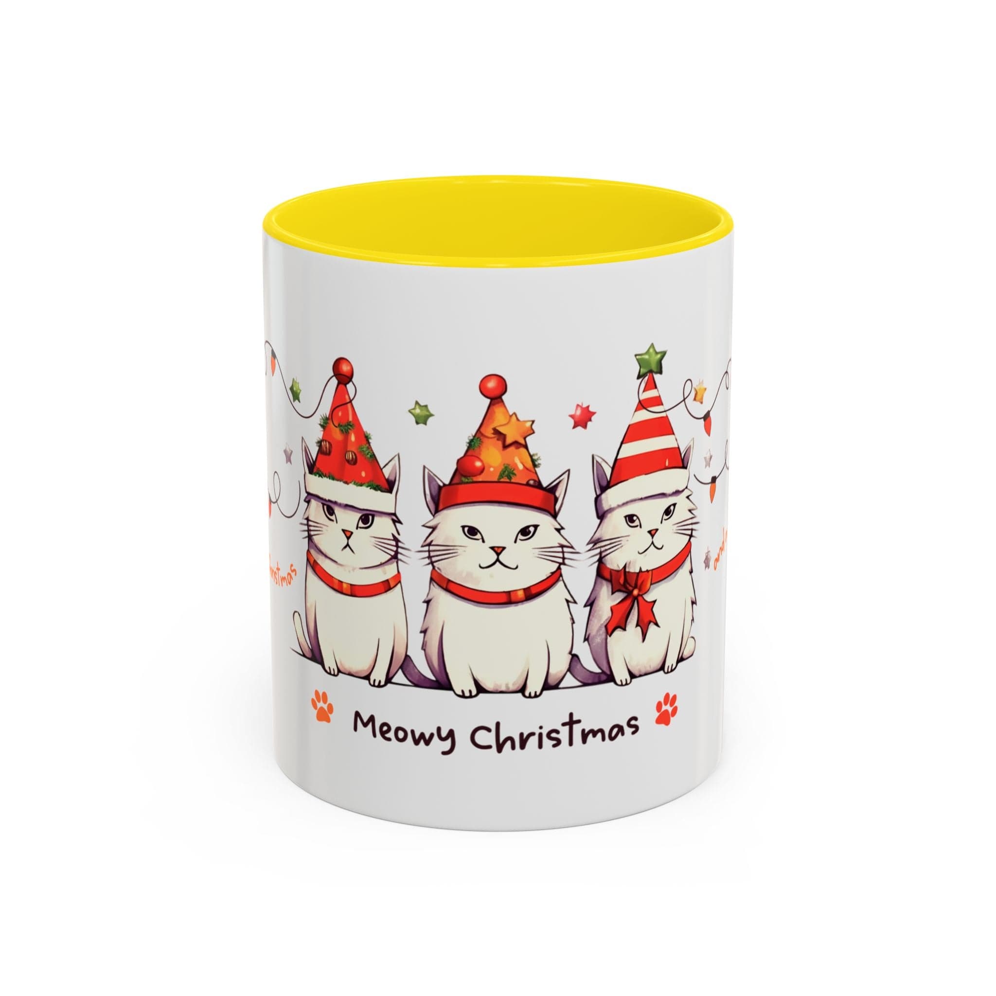 Meowy Christmas Cat Mug — Holiday Coffee Cup (11/15oz)