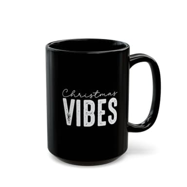 Christmas New Year Gift Mug – Minimalist Holiday Coffee Cup – Simple New Year Gift for Women & Men