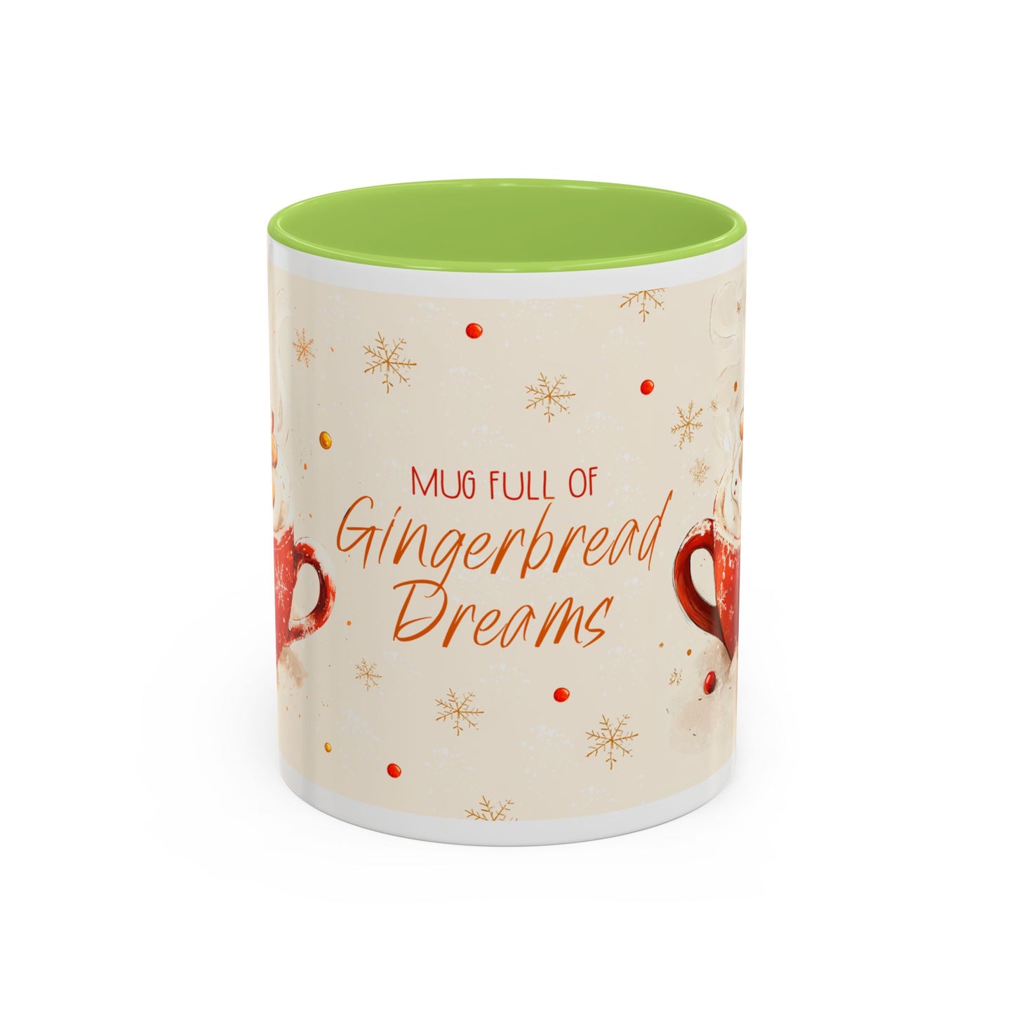 Gingerbread Dreams Coffee Mug — Holiday Accent Christmas Mug (11/15oz)
