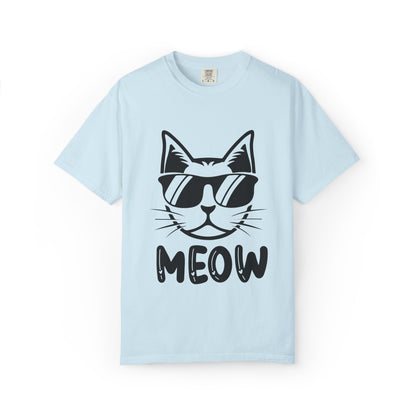 Cool Cat MEOW Unisex T-Shirt – Funny Minimal Cat Lover Tee