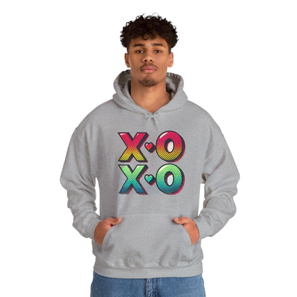 Heart & Arrows Hoodie — Retro Valentine Heart Graphic Pullover