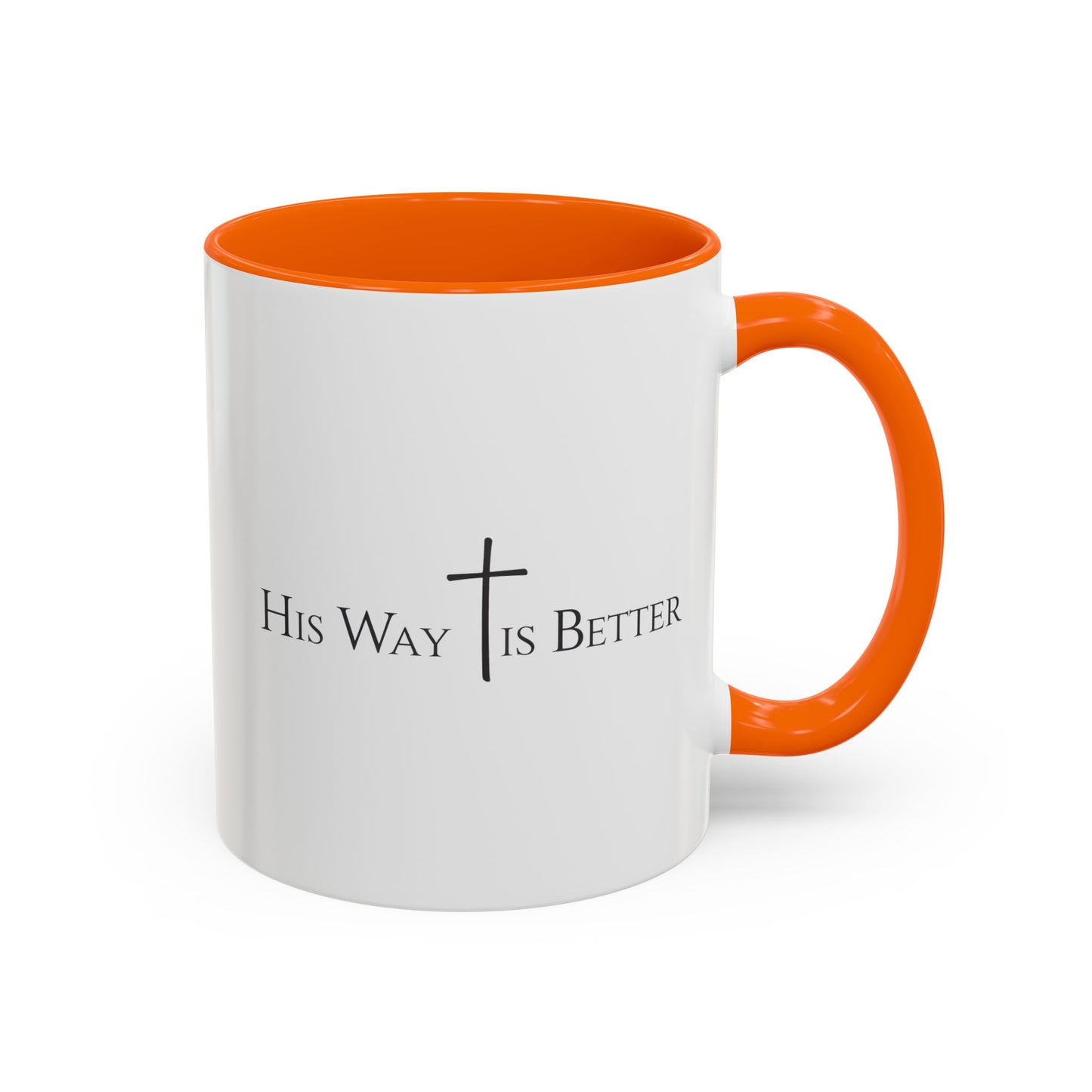 His Way Is Better Christian Mug – Bible Verse Coffee Cup – Religious Faith Gift for Men & Women – Cross Scripture Ceramic Mug