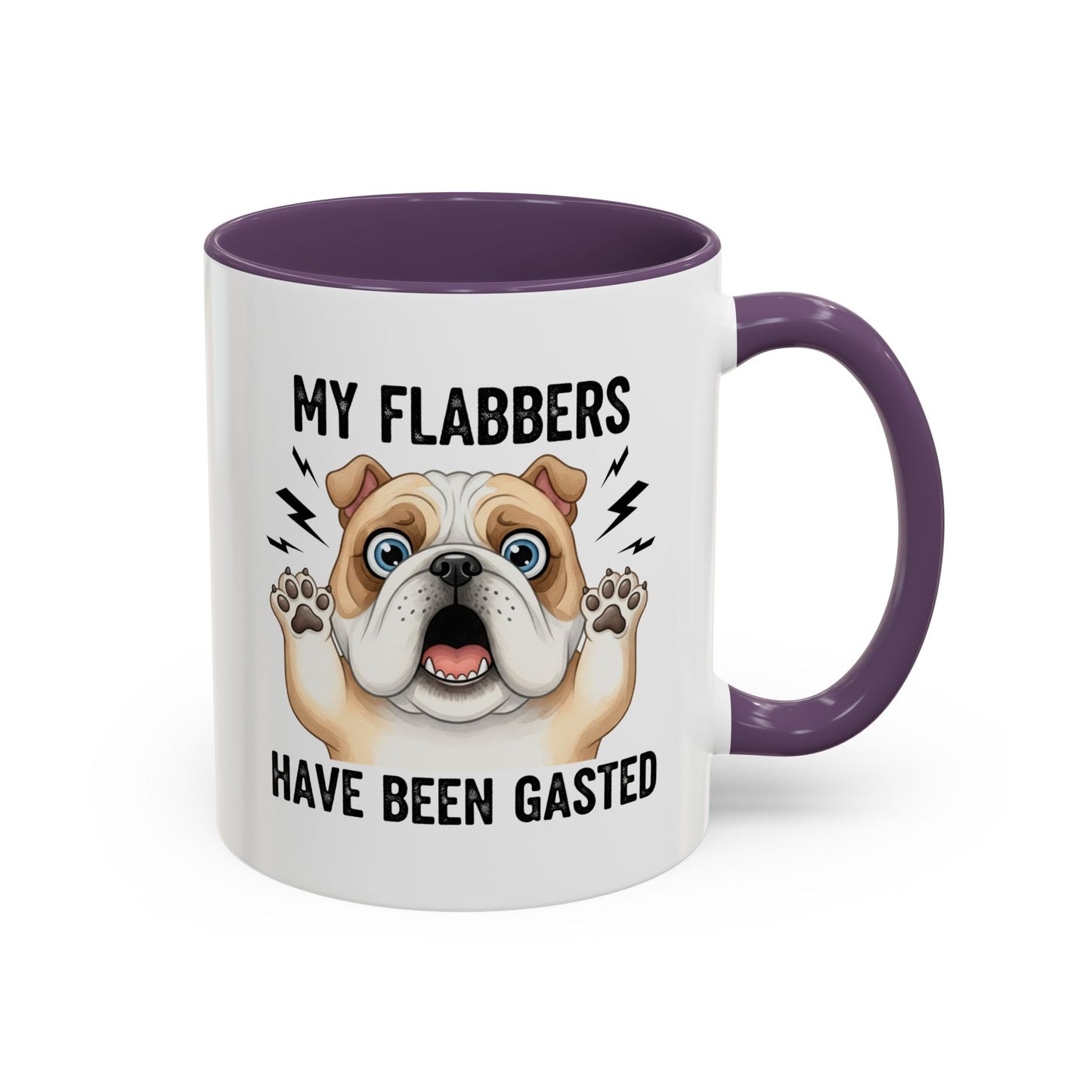 Bulldog Coffee Mug — My Flabbers Have Been Gasted Funny Pet Gift