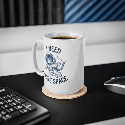 I Need More Space Astronaut Cat Mug