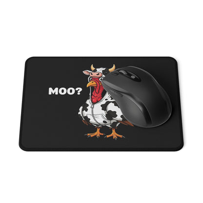 Funny 'Moo?' Turkey Mouse Pad - Non-Slip Gaming Desk Pad