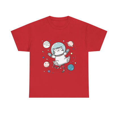 Astronaut Cat T-Shirt – Cute Space Cat Graphic Tee