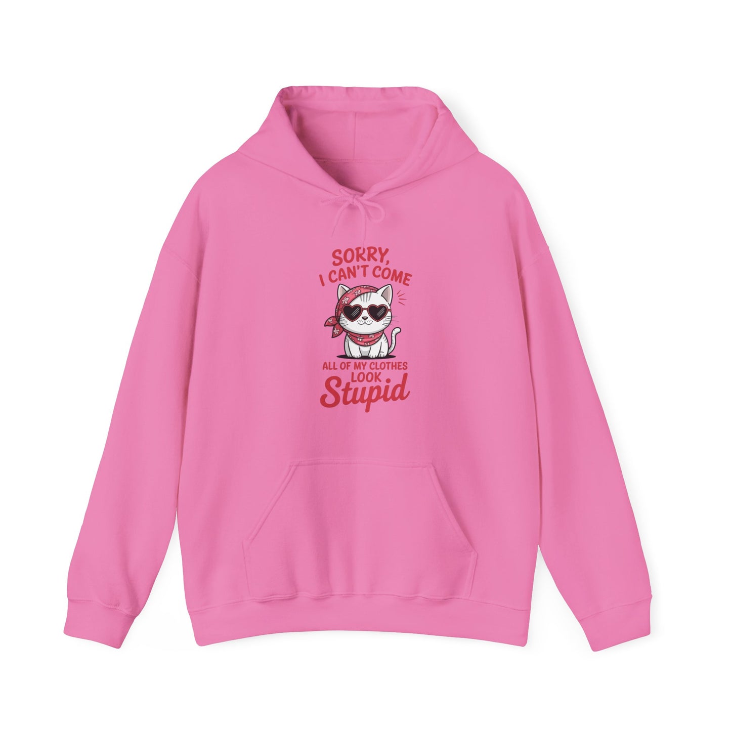 Sorry I Can’t Come Cat Women Hoodie