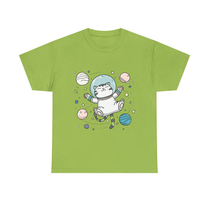 Astronaut Cat T-Shirt – Cute Space Cat Graphic Tee