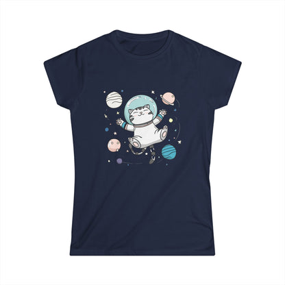 Astronaut Cat T-Shirt – Cute Space Cat Graphic Tee