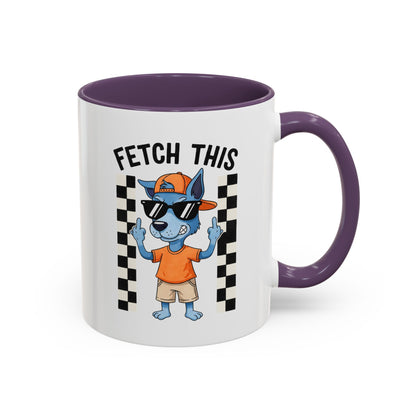 Fetch This Coffee Mug — Funny Dog Cartoon Accent Mug (11/15oz)
