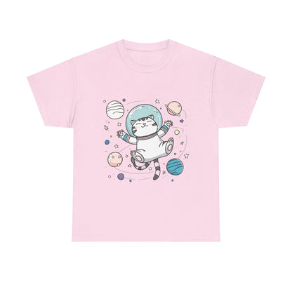 Astronaut Cat T-Shirt – Cute Space Cat Graphic Tee