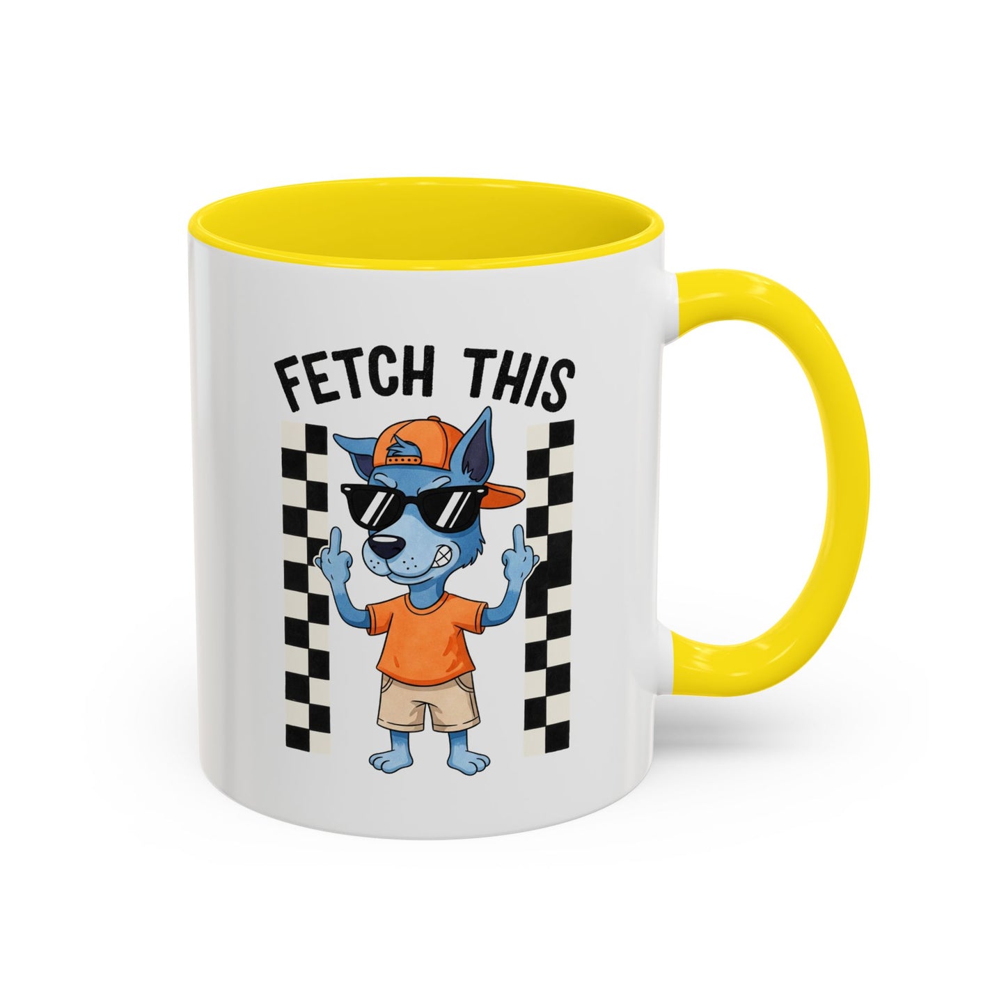 Fetch This Coffee Mug — Funny Dog Cartoon Accent Mug (11/15oz)