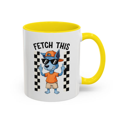 Fetch This Coffee Mug — Funny Dog Cartoon Accent Mug (11/15oz)