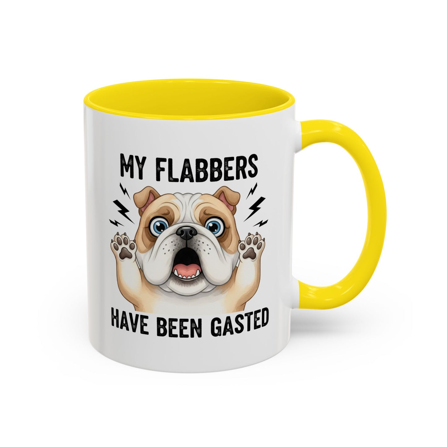 Bulldog Coffee Mug — My Flabbers Have Been Gasted Funny Pet Gift