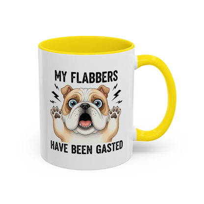Bulldog Coffee Mug — My Flabbers Have Been Gasted Funny Pet Gift