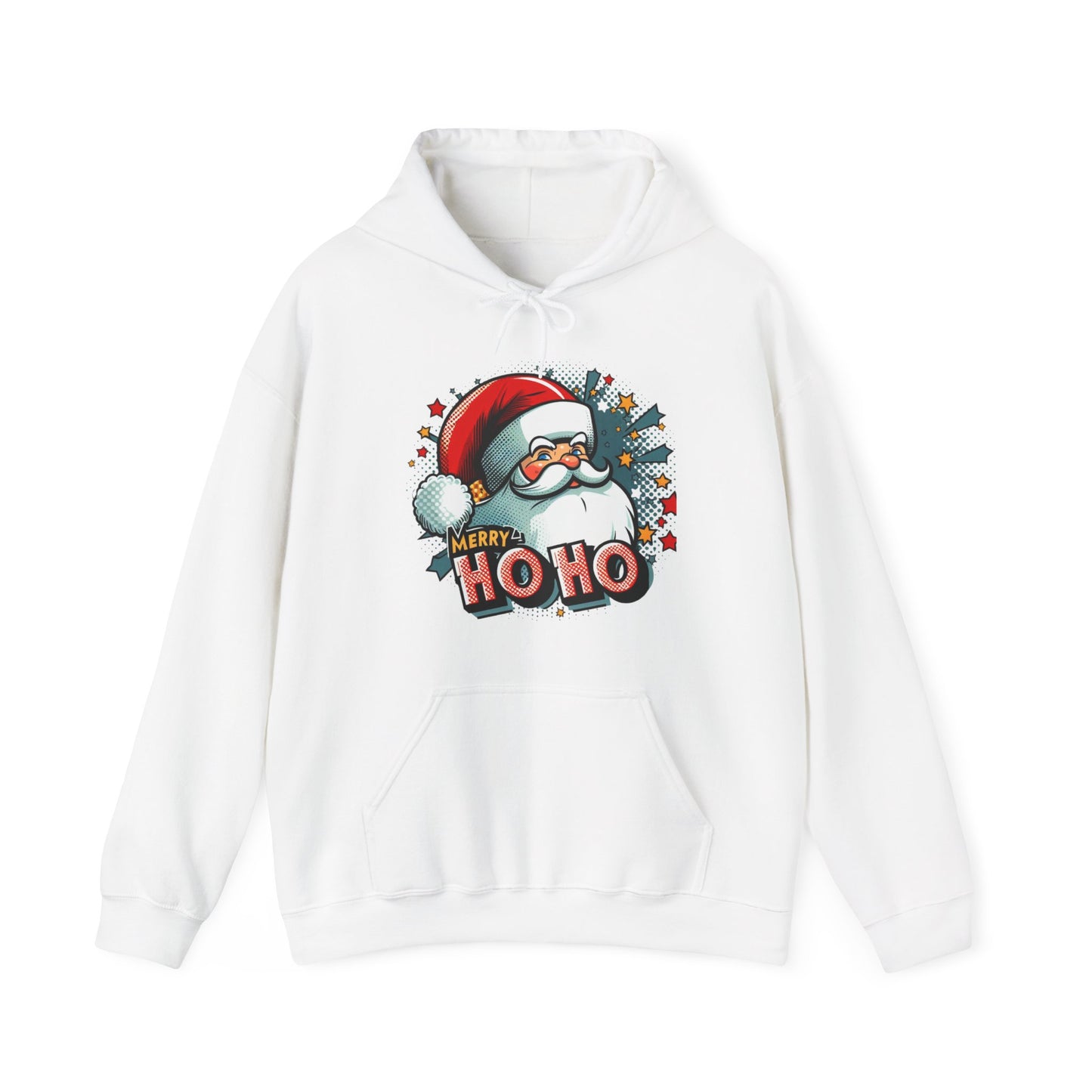 Christmas Santa Ho Ho Hoodie – Merry Ho Ho Festive Holiday Sweatshirt