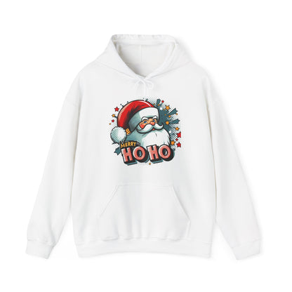 Christmas Santa Ho Ho Hoodie – Merry Ho Ho Festive Holiday Sweatshirt