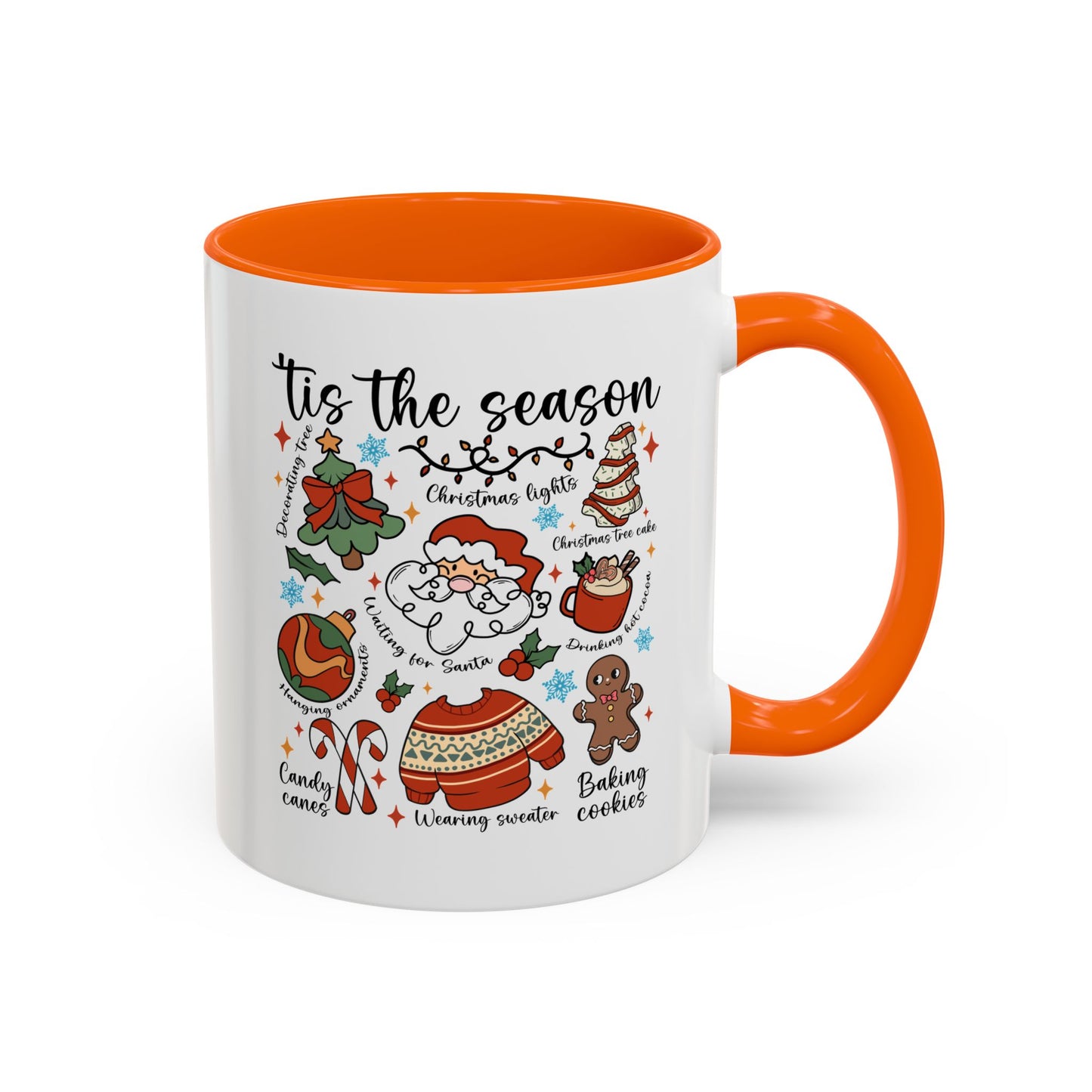 Tis The Season Christmas Coffee Mug — Holiday Baking & Cozy Winter Designs (11/15oz)