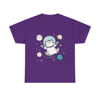 Astronaut Cat T-Shirt – Cute Space Cat Graphic Tee