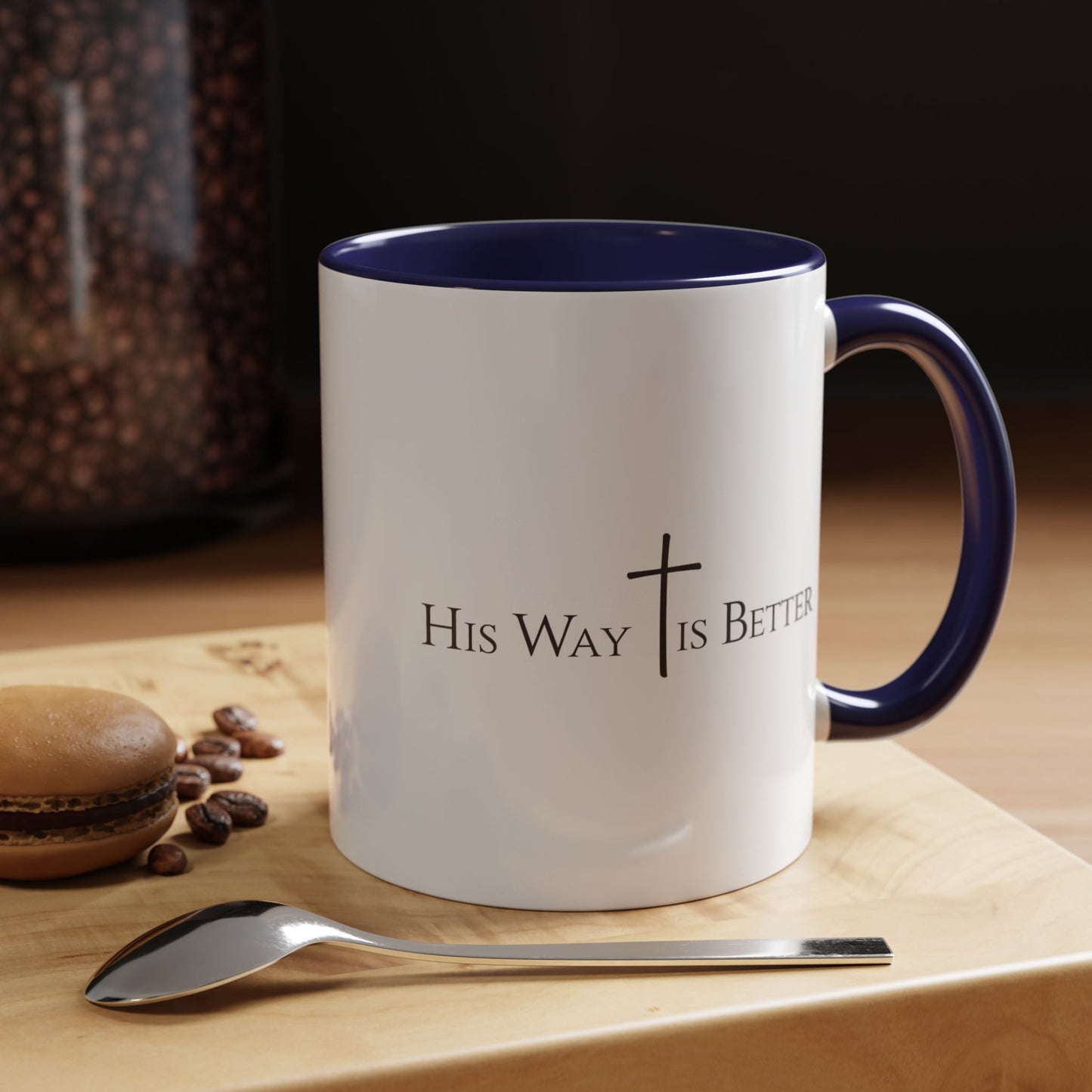 His Way Is Better Christian Mug – Bible Verse Coffee Cup – Religious Faith Gift for Men & Women – Cross Scripture Ceramic Mug