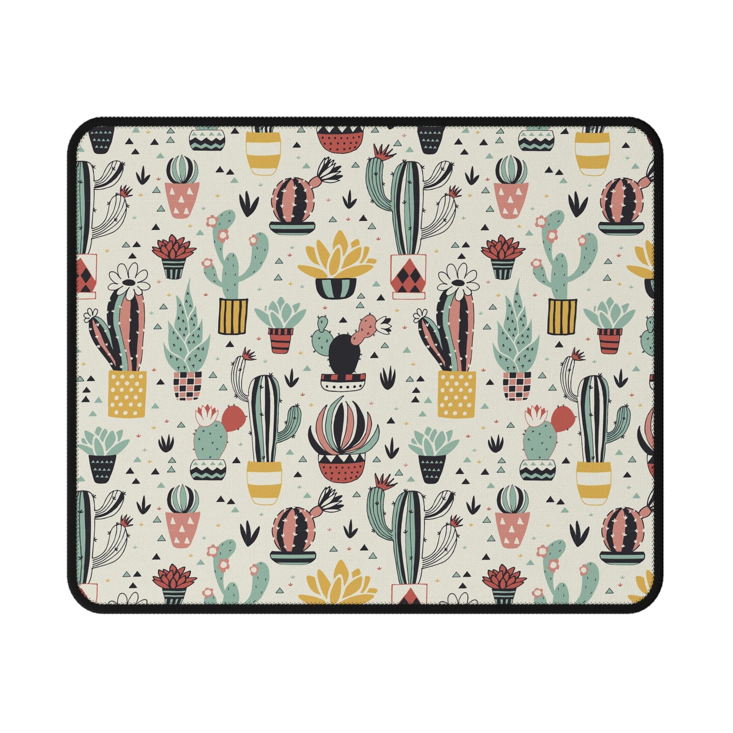 Cactus & Succulent Pattern Non-Slip Gaming Mouse Pad