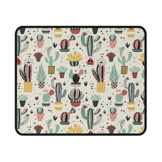 Cactus & Succulent Pattern Non-Slip Gaming Mouse Pad