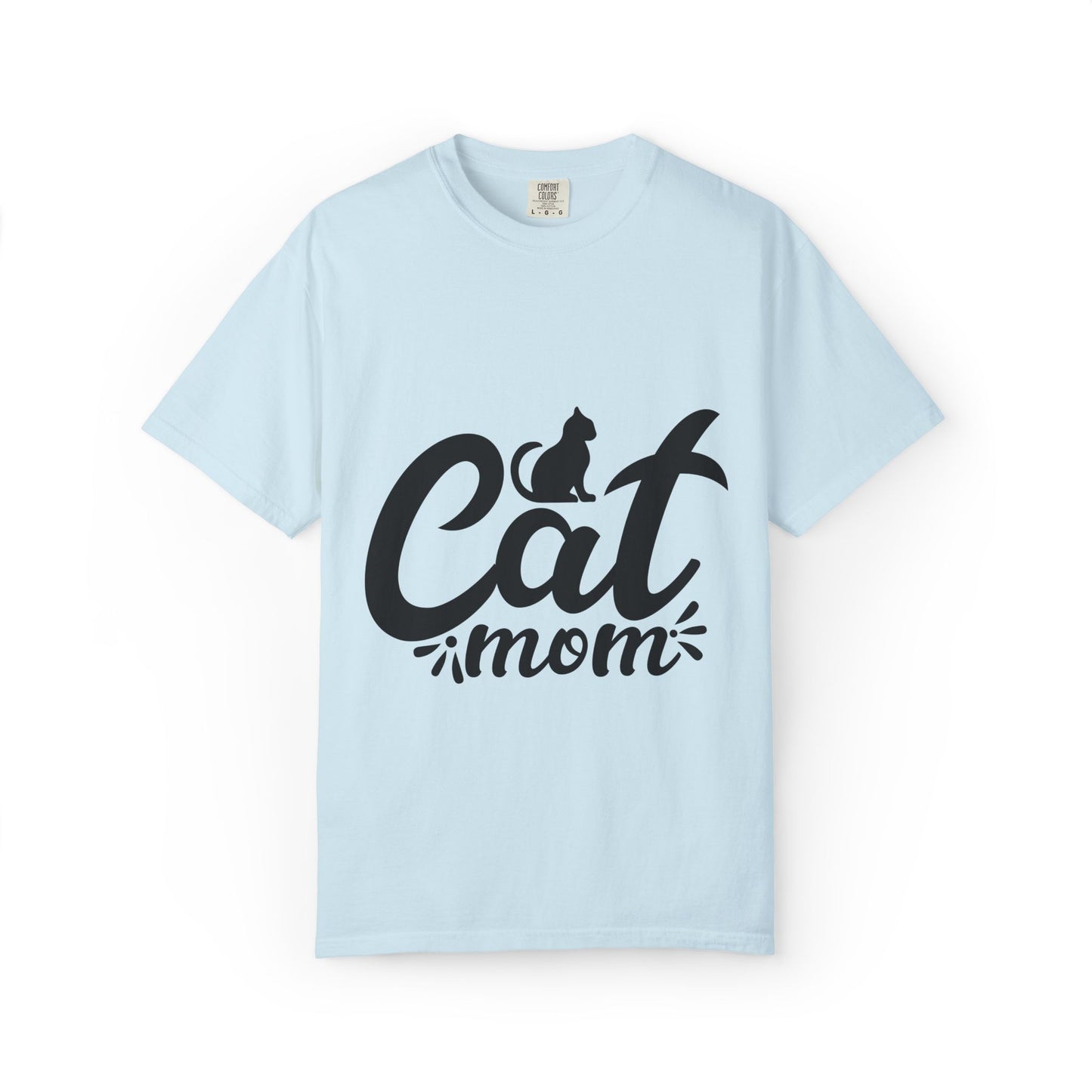 Cat Mom Women T-Shirt – Cute Minimal Cat Lover Tee