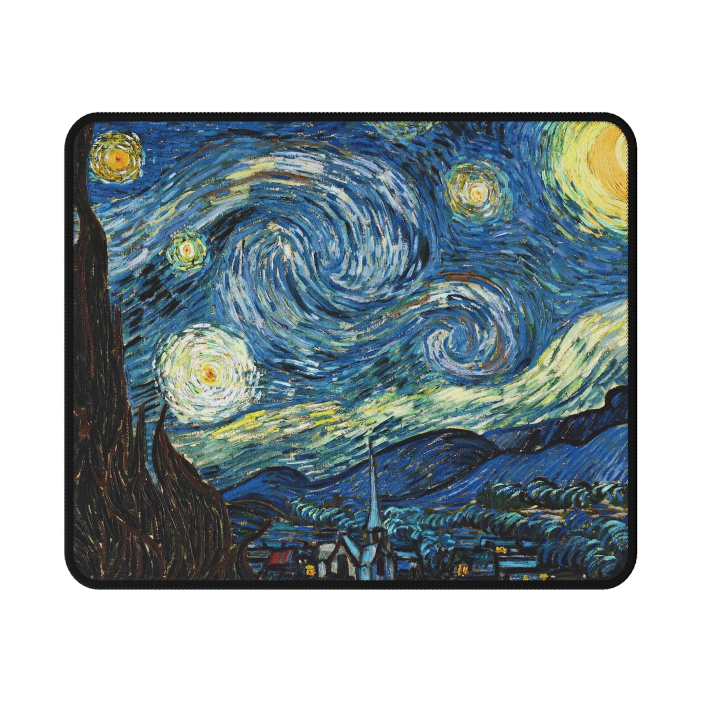 Starry Night Gaming Mouse Pad — Non‑Slip Art Mousepad for Gamers & Creative Desks